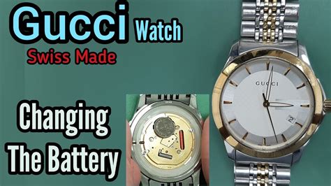 gucci watch battery type.